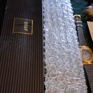 Avon Gold Dial with Silver Mesh Band Watch